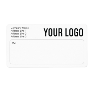 Address And Return Labels With Logo (Front)
