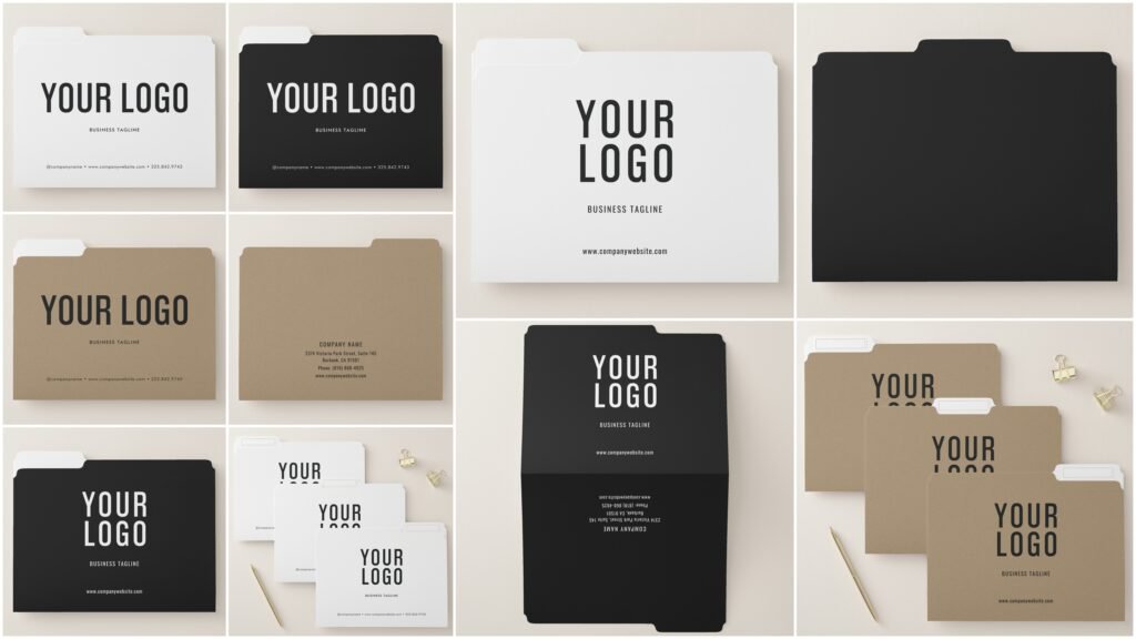 Custom Business File Folders