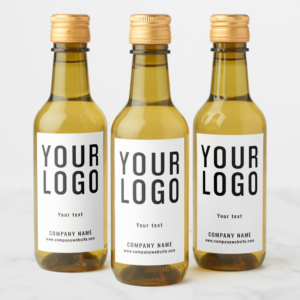 Custom Logo Mini Wine Bottle Labels (Bottles)