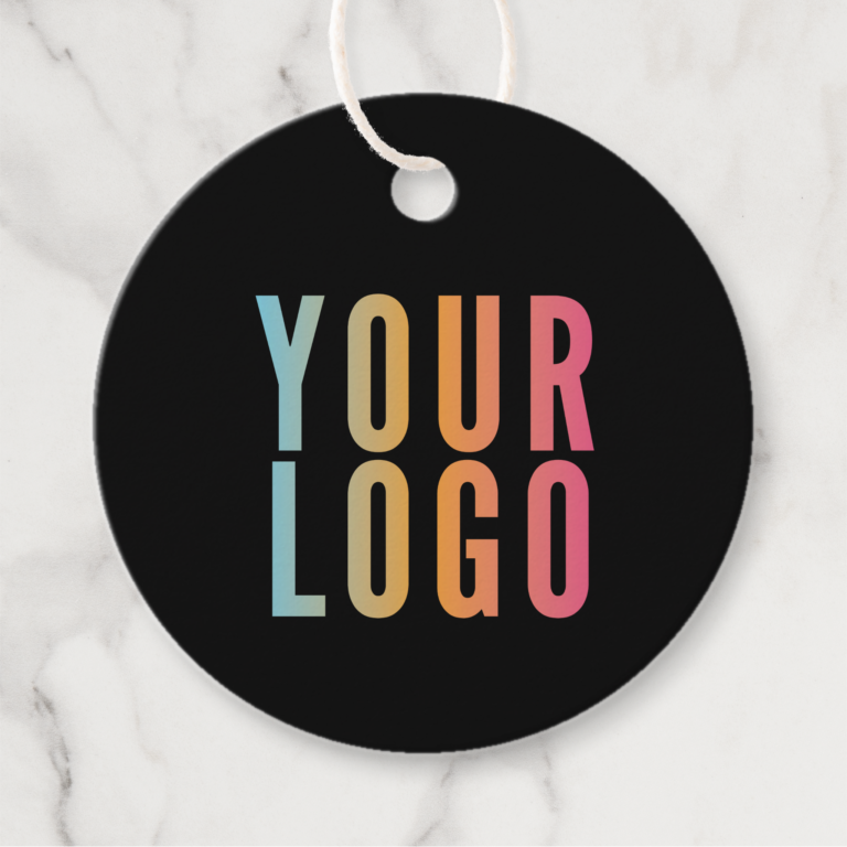 Black Branded Hang Tags