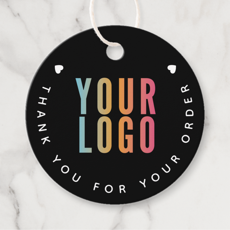 Black Paper Hang Tags