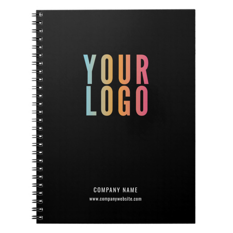 Black Promotional Notebooks