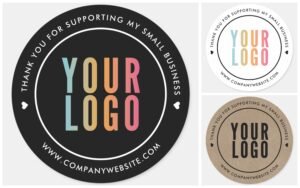 Thank You For Supporting My Small Business Stickers