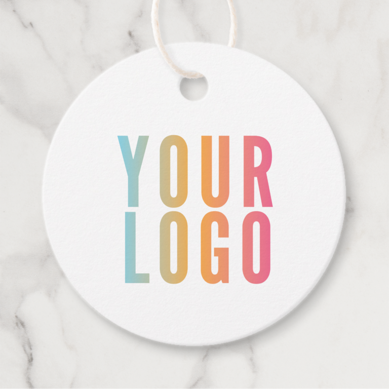 White Branded Hang Tags