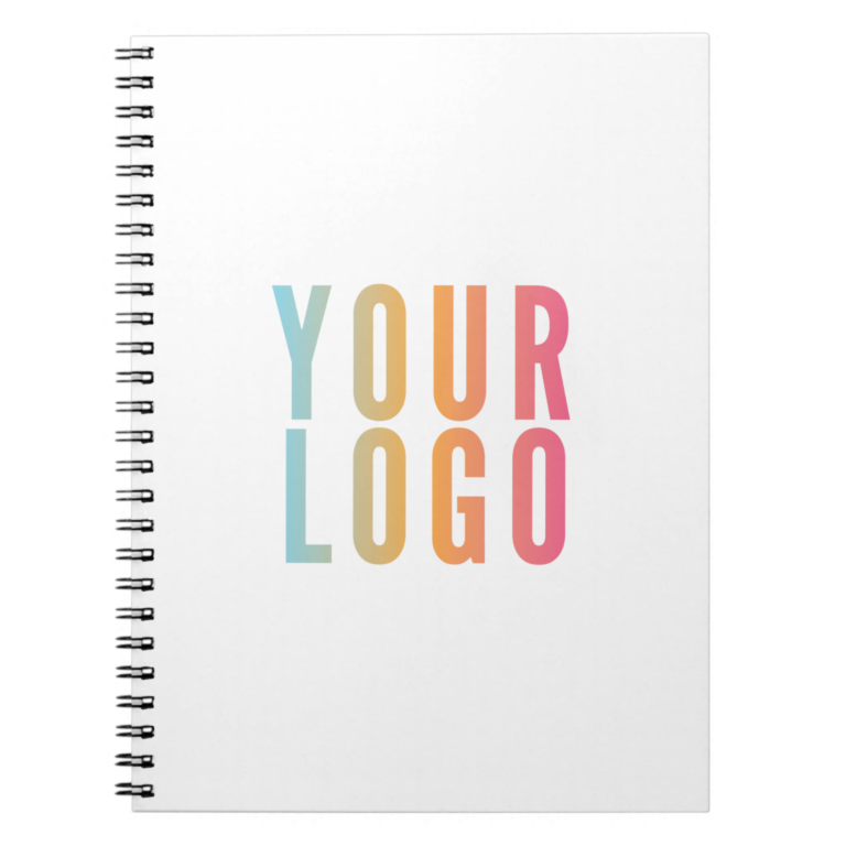 White Logo Notebooks