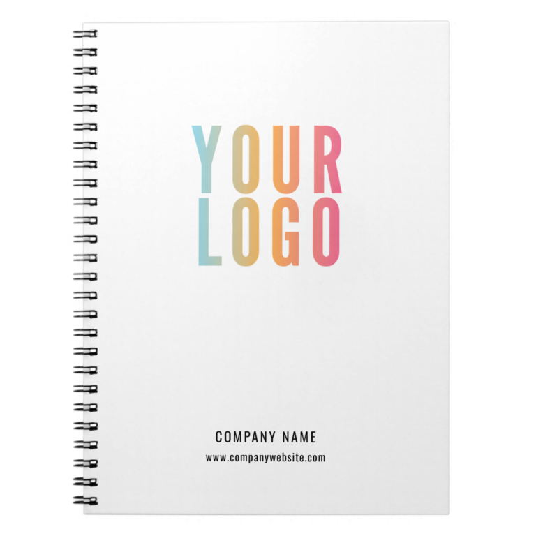 White Promotional Notebooks